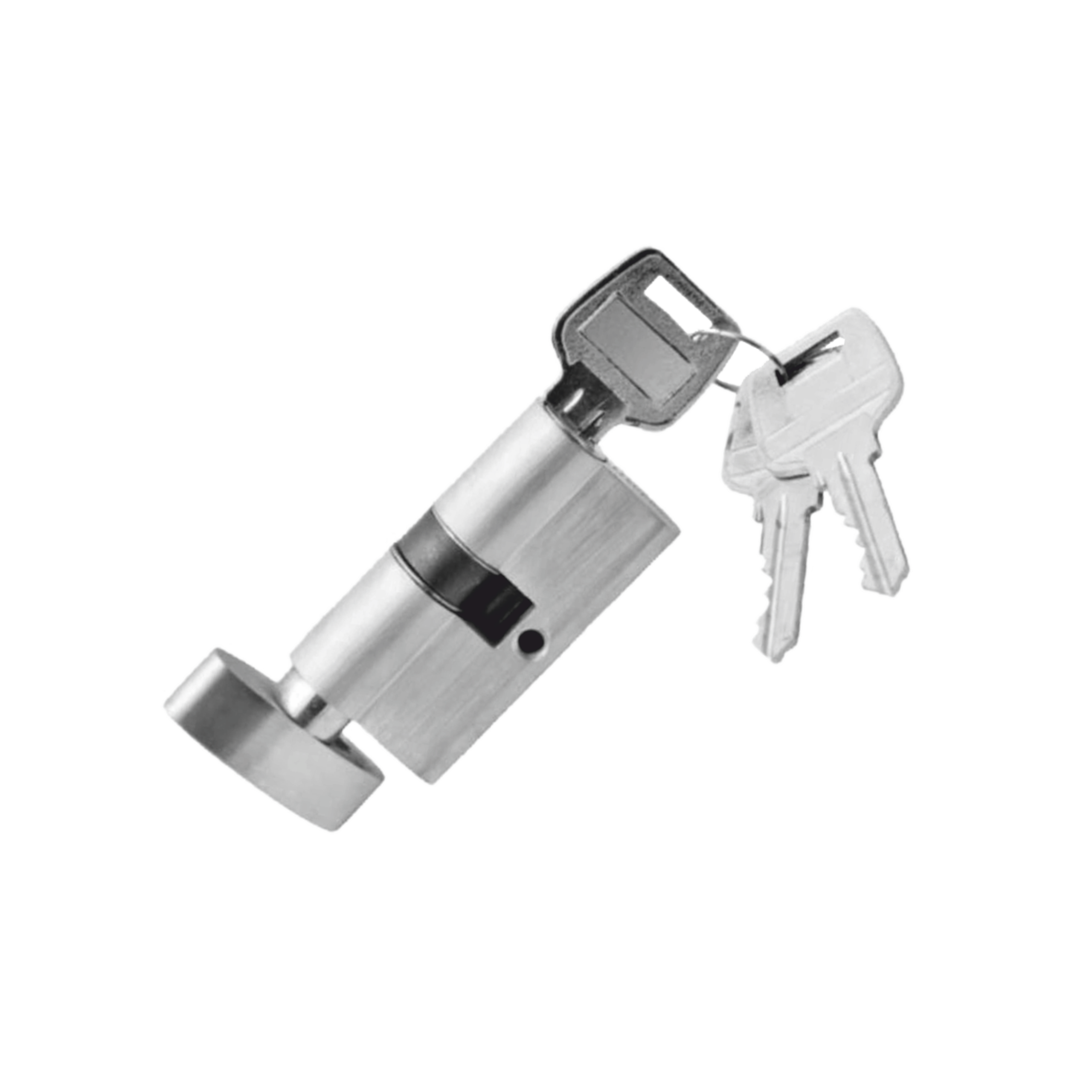 EURO CYL 2 (AL) (ONE SIDE KEY ONE SIDE KNOB) BEDROOM